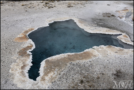 Grand Teton Glacier Hole with clear water