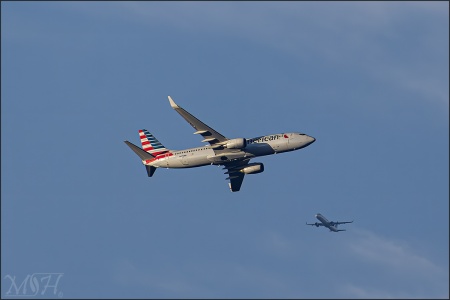 Airplane Crossing